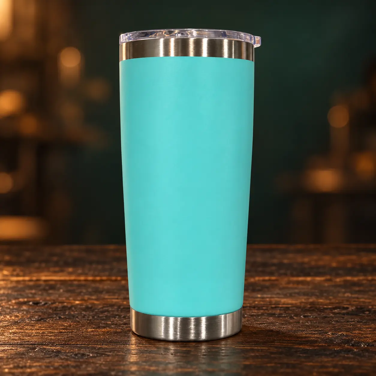 Engraved 20 oz blue tumbler by Emberline