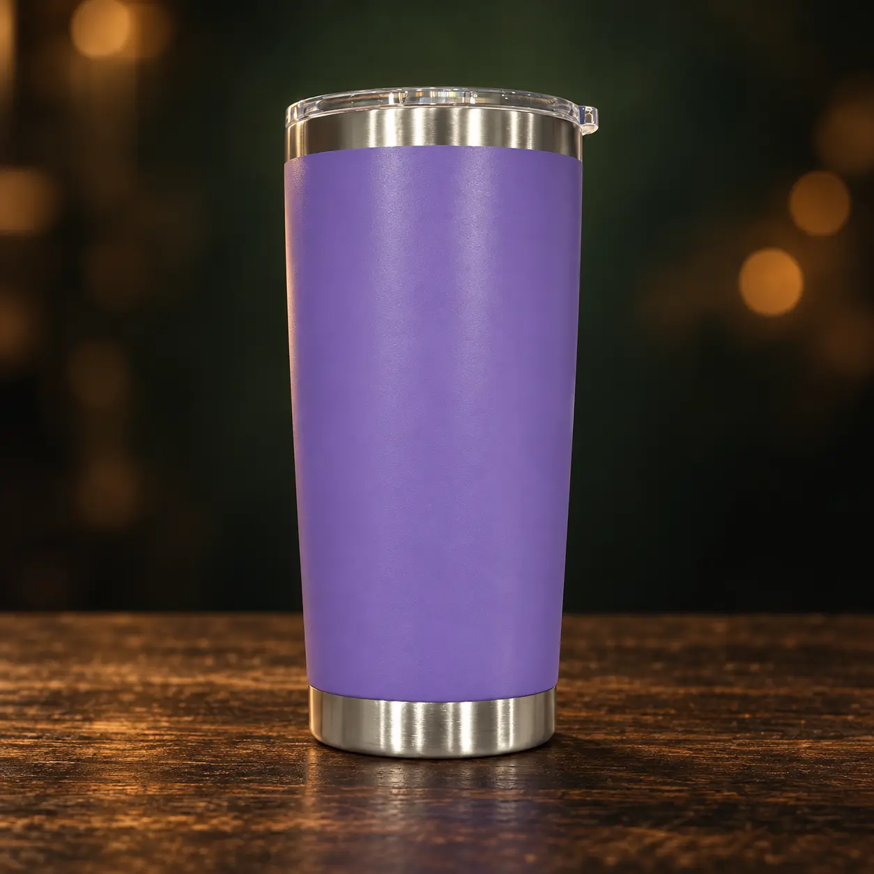 Engraved 20 oz purple tumbler by Emberline