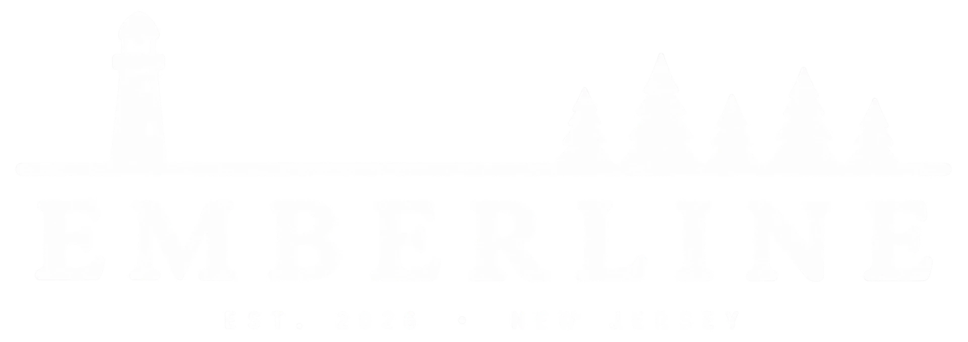 Emberline — lighthouse and pine horizon mark